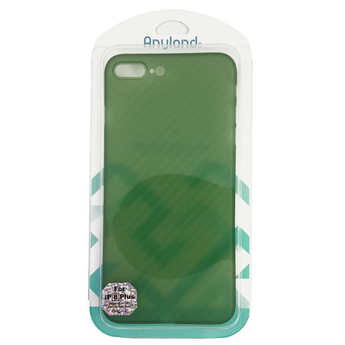 Чехол Anyland Carbon Ultra thin для Apple iPhone 7 Plus/8 Plus Green