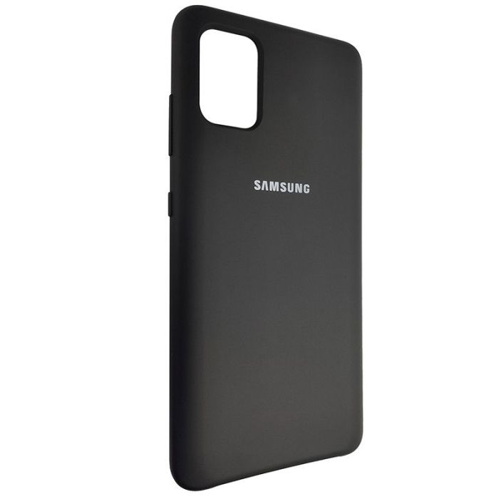 Чохол Silicone Case for Samsung A51 Чорний (18)