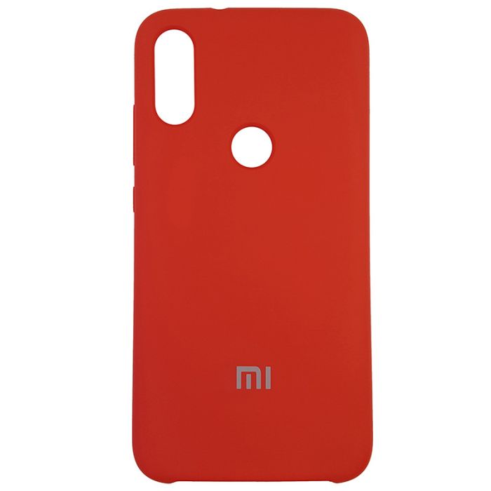 Чехол Silicone Case for Xiaomi Mi Play Red (14)