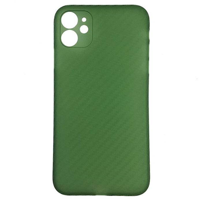 Чехол Anyland Carbon Ultra thin для Apple iPhone 11 Green