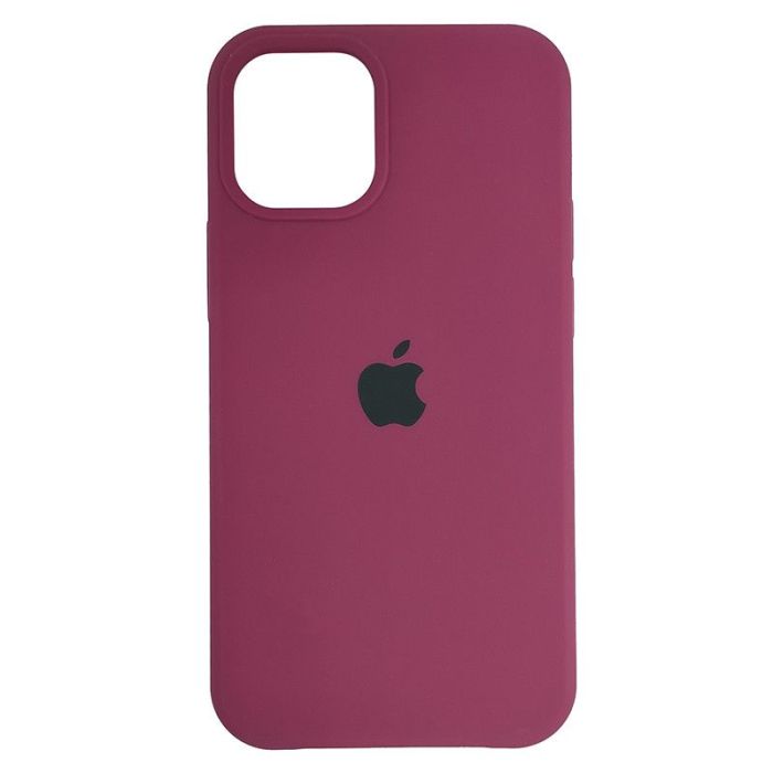 Чехол Copy Silicone Case iPhone 12 Mini Bordo (52)