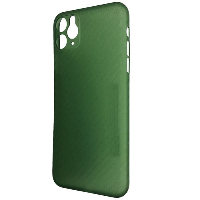 Чехол Anyland Carbon Ultra thin для Apple iPhone 11 Pro Max Green