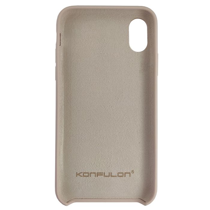 Чохол Konfulon Silicon Soft Case iPhone X/XS Sand Pink