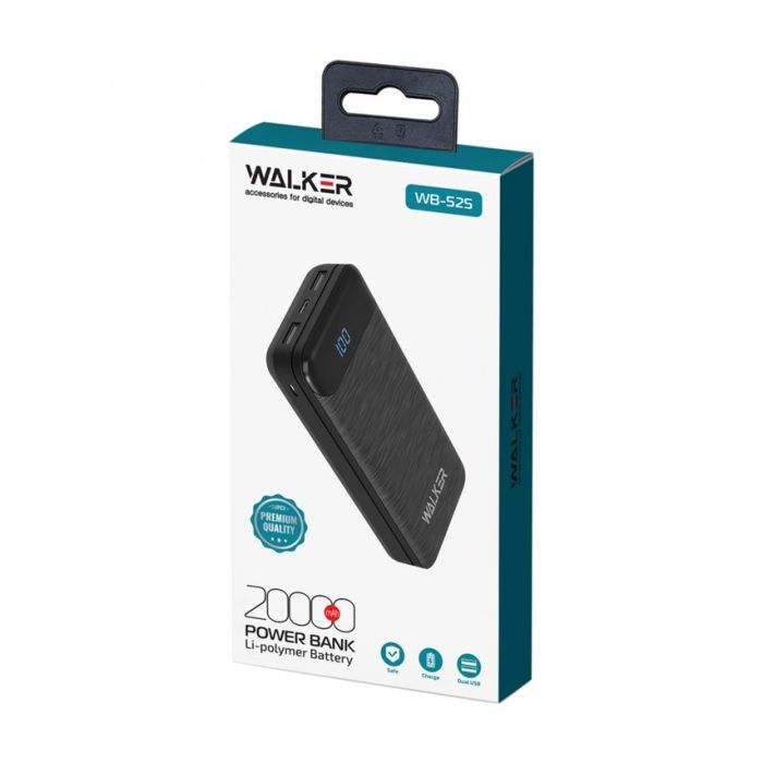 Power Bank WALKER WB-525 20000mAh black