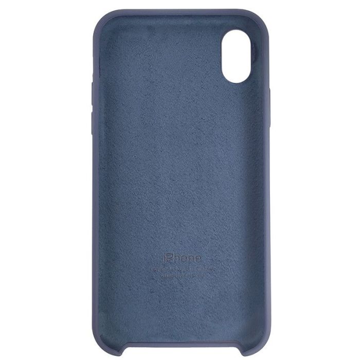 Чехол Copy Silicone Case iPhone XR Midnight Blue (8)