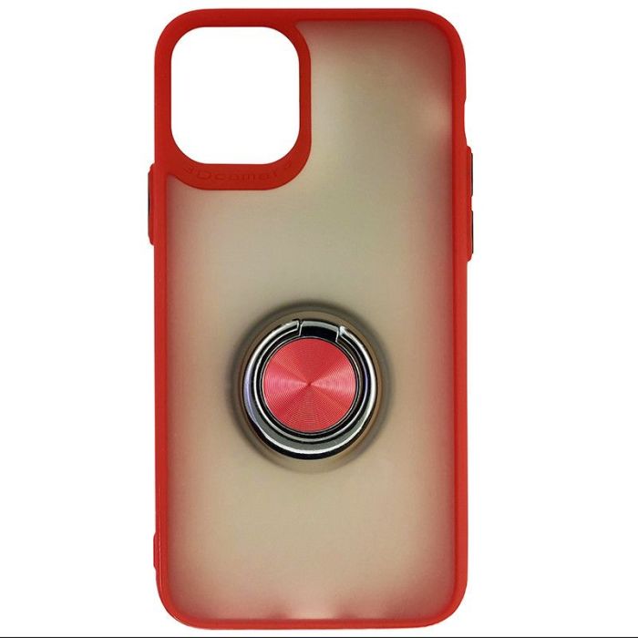 Чохол Totu Copy Ring Case iPhone 11 Pro Червоний+Чорний