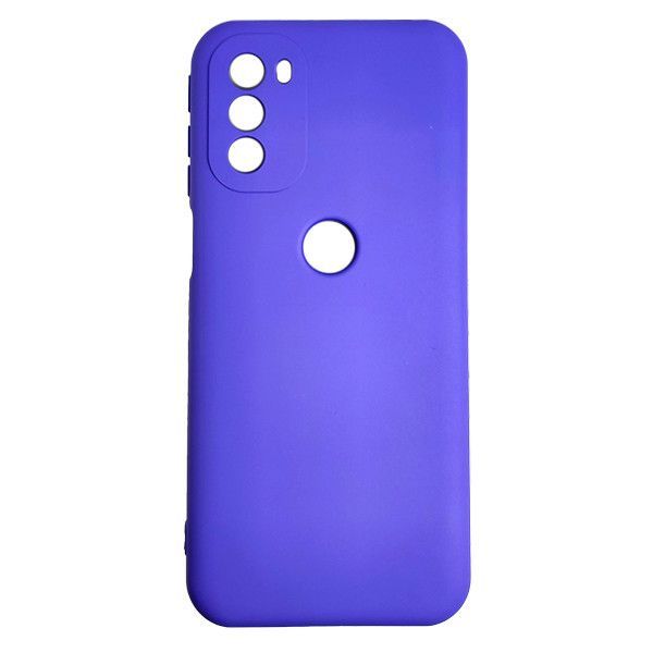 Чехол Silicone Case for Motorola G41 Purple (41)