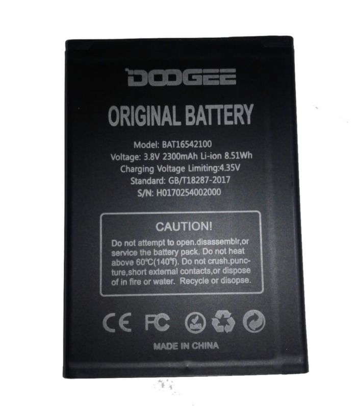 Аккумулятор для Doogee BAT16542100, BAT17542300 для X9 Mini (2300mAh) Original PRC