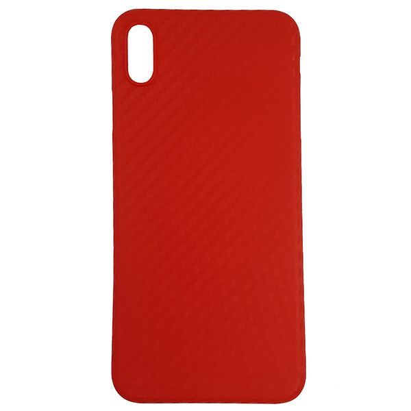 Чехол Anyland Carbon Ultra thin для Apple iPhone XS Max Red