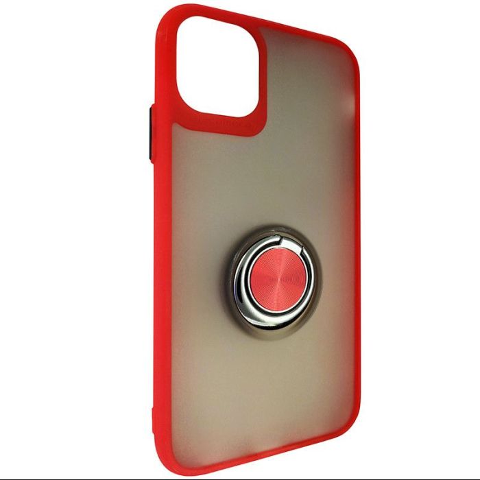 Чехол Totu Copy Ring Case iPhone 11 Red+Black