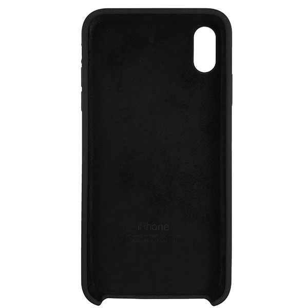 Чехол Copy Silicone Case iPhone XS Max Black (18)