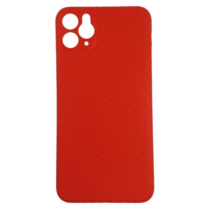 Чехол Anyland Carbon Ultra thin для Apple iPhone 11 Pro Max Red