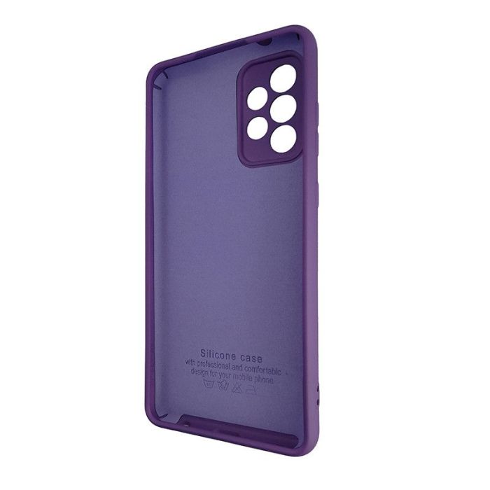 Чохол Silicone Case for Samsung A32 Light Violet (41)