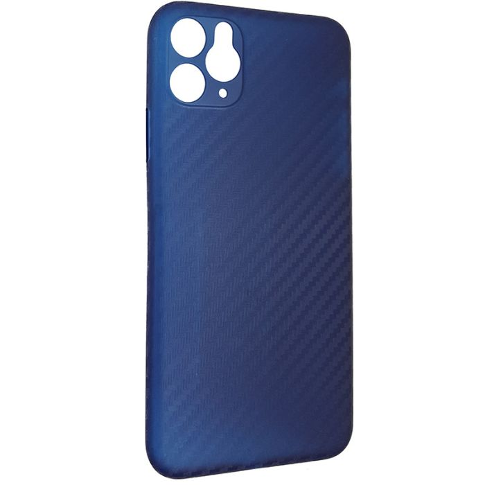 Чехол Anyland Carbon Ultra thin для Apple iPhone 11 Pro Max Blue