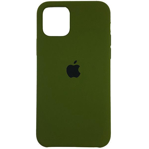 Чехол Copy Silicone Case iPhone 11 Pro Dark Green (48)