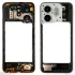 Рамка корпусу Infinix Smart 9 X6532 (сіра зі склом камери)