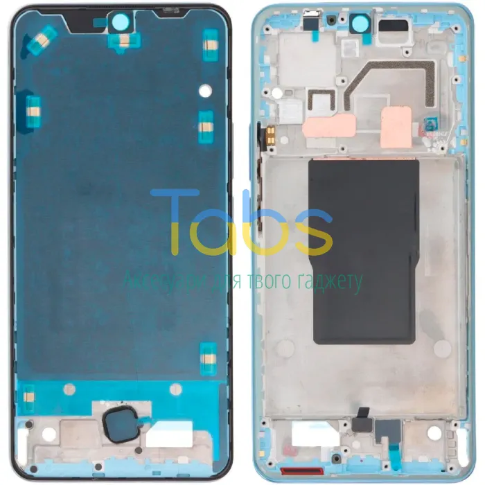 Рамка дисплея Xiaomi 12T, 12T Pro (блакитна ) Original Quality - зображення 1