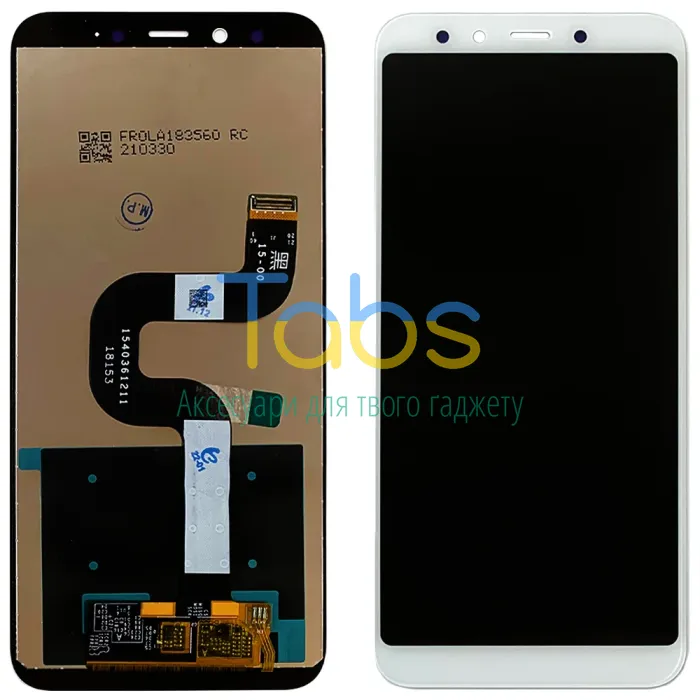 Дисплей для Xiaomi MI A2, MI 6X M1804d2SG з тачскріном (Розпродаж) (білий ) Original Quality - изображение 1