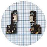 Шлейф Xiaomi Redmi 12C, Poco C55 з роз'ємом зарядки та мікрофоном - нижня плата (оригінал 100%)
