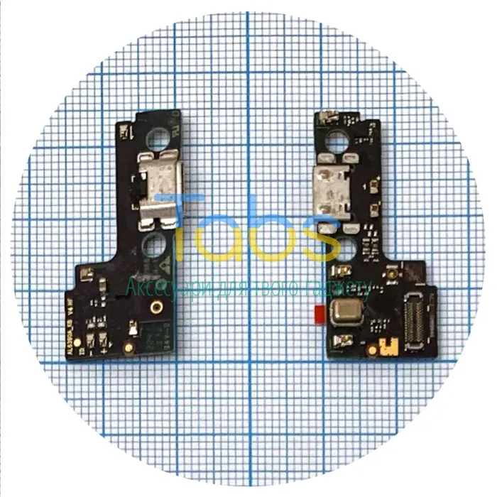 Шлейф Xiaomi Redmi 12C, Poco C55 з роз'ємом зарядки та мікрофоном - нижня плата (оригінал 100%) - зображення 1