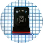 Тримач SIM карти OnePlus 7T (блакитний на 2 SIM)