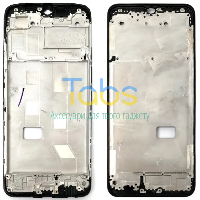 Рамка дисплея Oppo A17, A17k (чорна) - зображення 1