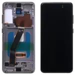 Дисплей для Samsung Galaxy S20 G980F G981 з тачскріном (оригінал OEM SP із сірою рамкою)