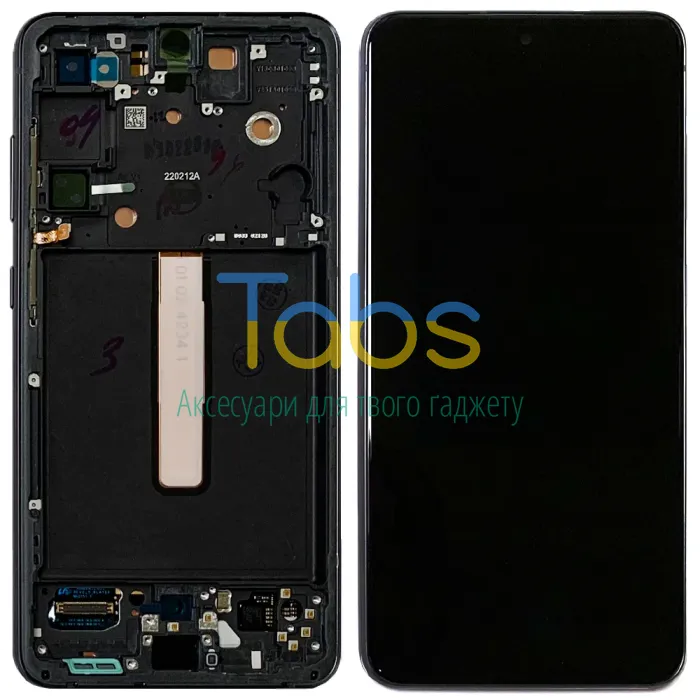 Дисплей для Samsung Galaxy S21 FE 5G G990B з тачскріном (оригінал 100% з сірою рамкою) - зображення 1