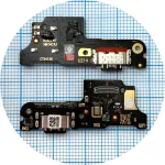 Шлейф Xiaomi Redmi 14C, Poco C75 з роз'ємами зарядки та мікрофоном - нижня плата High Quality