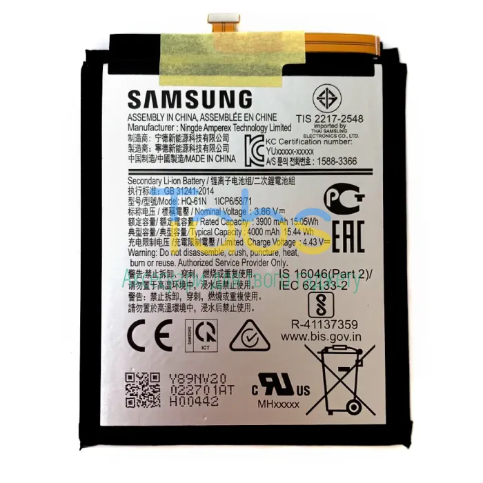 Акумулятор для Samsung HQ-61N аM015 Galaxy M01 (4000 mAh) Original Quality - зображення 1