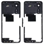 Рамка корпусу Xiaomi Poco C65 (чорна зі склом камери)