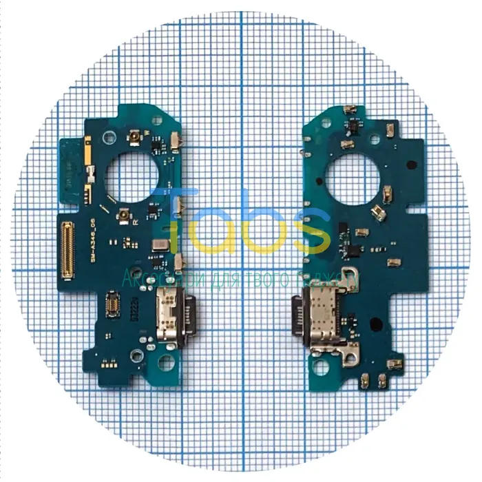 Шлейф Samsung Galaxy A34 A346B з роз'ємом зарядки та мікрофоном - нижня плата Original Quality - зображення 1