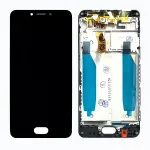 Дисплей для Meizu M5c M710H з тачскріном (чорний оригінал 100% з рамкою (дрібні подряпини))