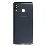 Задня кришка для Samsung Galaxy M20 M205F (чорна зі склом камери)