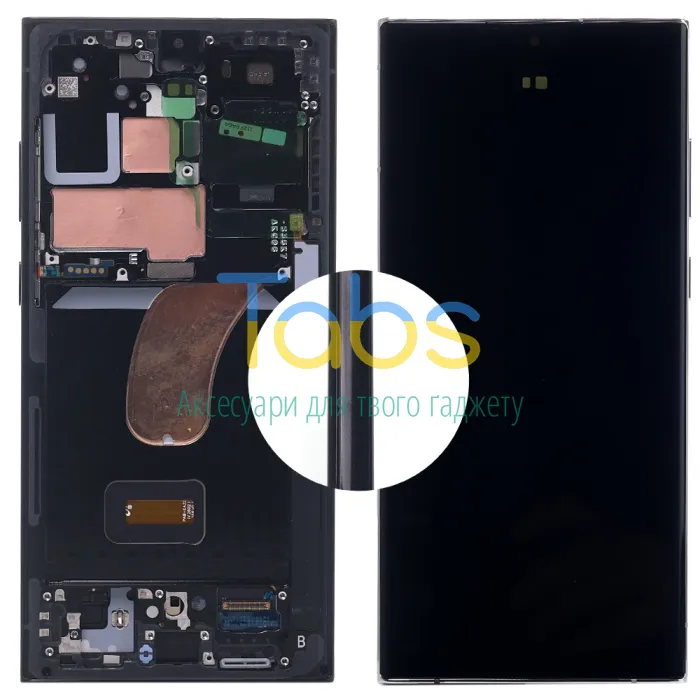 Дисплей для Samsung Galaxy S23 Ultra 5G S918 з тачскріном (оригінал 100% з Graphite рамкою) - зображення 1