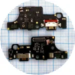 Шлейф Motorola Moto G04 XT2421-2, Moto G04s XT2421-8 з роз'ємом зарядки та мікрофоном - нижня плата Original Quality