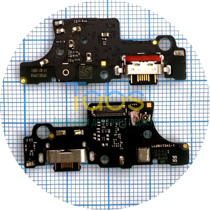 Шлейф Motorola Moto G04 XT2421-2, Moto G04s XT2421-8 з роз'ємом зарядки та мікрофоном - нижня плата Original Quality - зображення 1