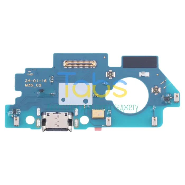 Шлейф для Samsung Galaxy M35 M356 з роз'ємом зарядки та мікрофоном - нижня плата Original Quality - зображення 1