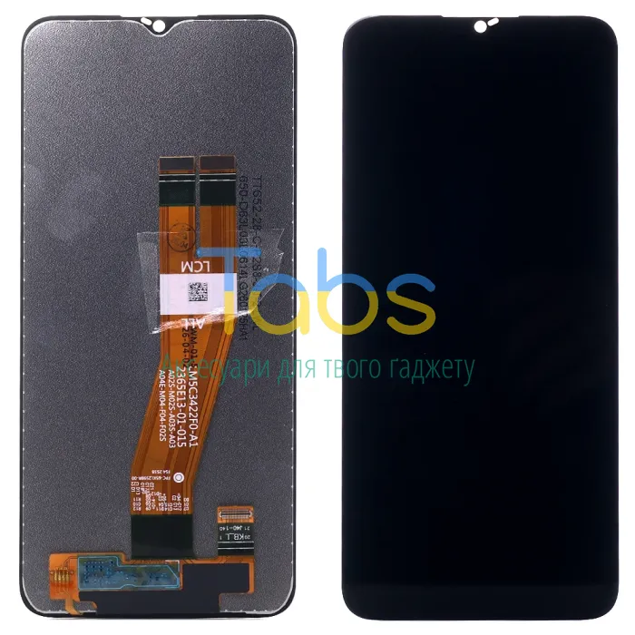 Дисплей для Samsung Galaxy A02s A025F, A03 A035F, A03s A037F 160 x 72 мм з тачскріном ( жовтий шлейф) Original PRC - изображение 1
