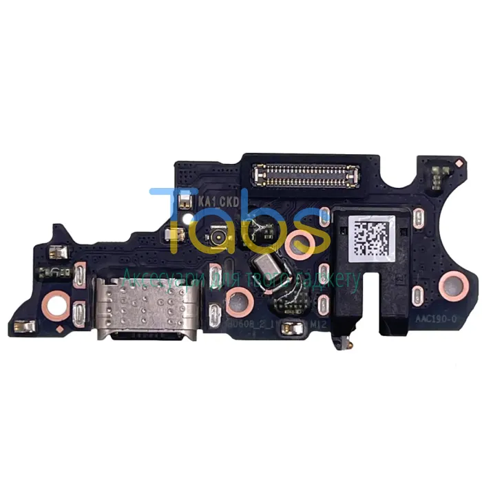 Шлейф Oppo A60 5G CPH2683 з роз'ємами зарядки, навушників та мікрофоном - нижня плата Original Quality - зображення 1