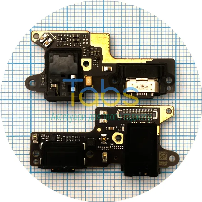 Шлейф Xiaomi Redmi 8, Redmi 8A MZB8256IN з роз'ємом зарядки, навушників та мікрофоном Оригінал Китай - плата зарядки - зображення 1