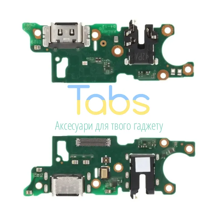Шлейф для Oppo A60 CPH2631 з роз'ємами зарядки, навушників та мікрофоном - нижня плата Original Quality - зображення 1