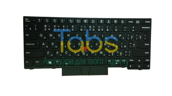 Клавиатура для ноутбука Lenovo (X280) с подсветкой (Light), с указателем (Point Stick) Black, Black Frame, RU - зображення 2