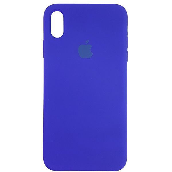 Чохол Copy Silicone Case iPhone XS Max Blue (40)