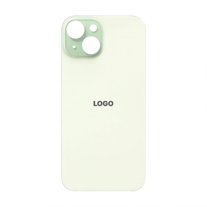 Задня кришка для Apple iPhone 15 (великий виріз під камеру) green Original Quality