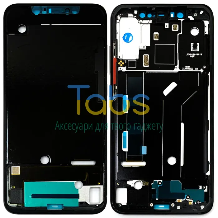 Рамка дисплея Xiaomi Mi 8 (чорна ) Original Quality - зображення 1