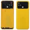Задня кришка для Xiaomi Poco C40 (жовта зі склом камери) Original Quality