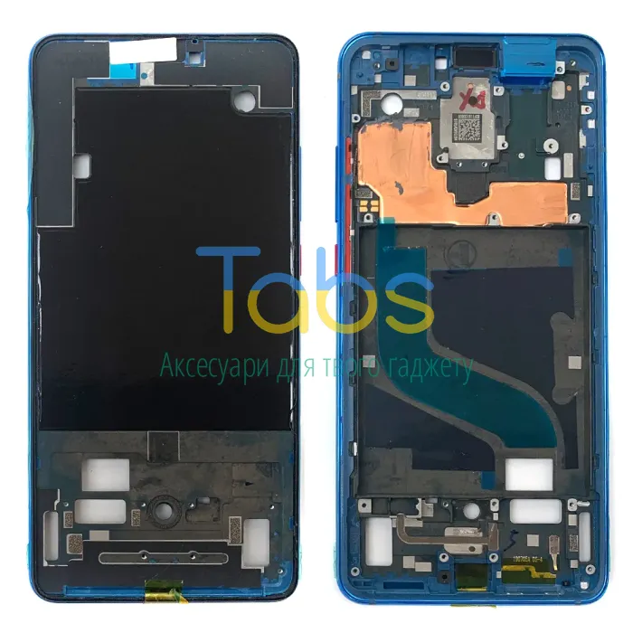 Рамка дисплея Xiaomi Mi 9T Mi 9T Pro, Redmi K20 K20 Pro (синя ) Original Quality - зображення 1