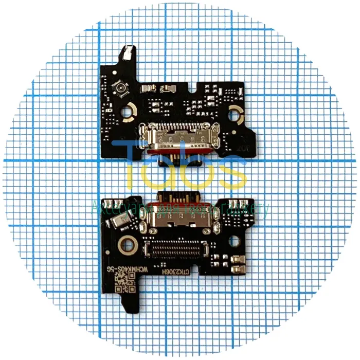 Шлейф Xiaomi Poco F4 із роз'ємом зарядки - нижня плата Original Quality - зображення 1