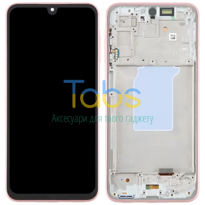 Дисплей для Samsung Galaxy A26 5G A266 з тачскріном та рамкою (рожевою оригінал 100% Service Pack) - зображення 1